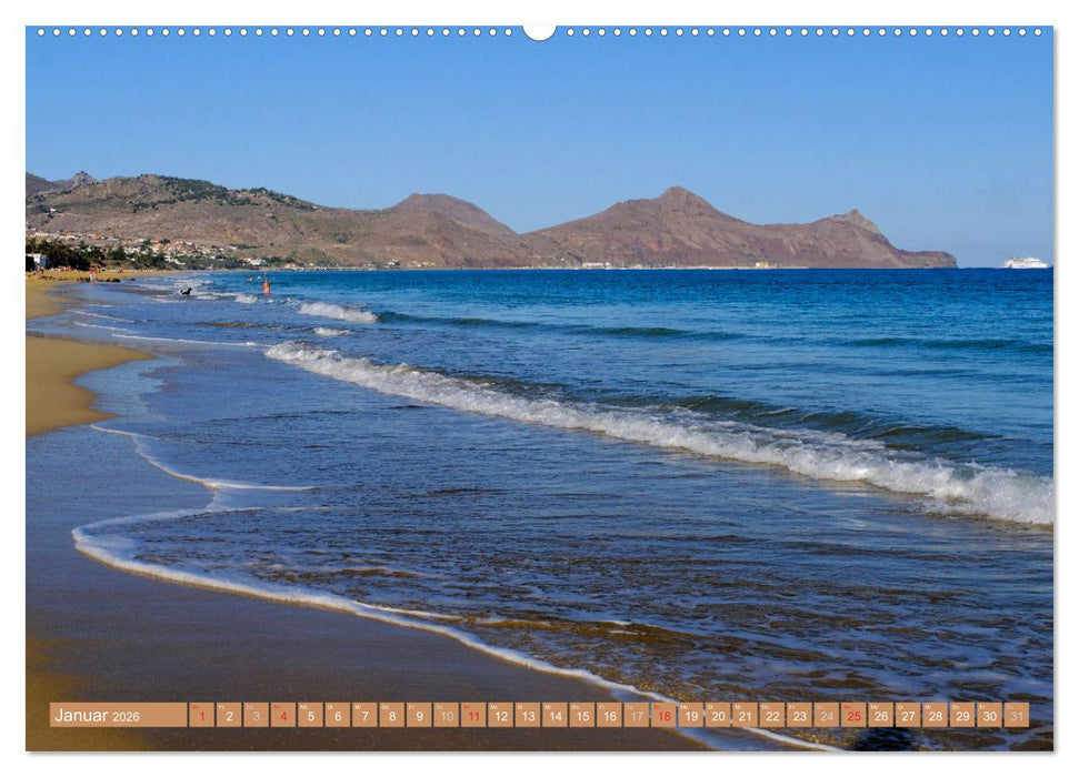 Porto Santo Trauminsel im Atlantik (CALVENDO Premium Wandkalender 2026)