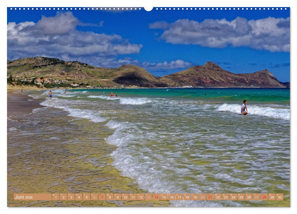 Porto Santo Trauminsel im Atlantik (CALVENDO Premium Wandkalender 2026)