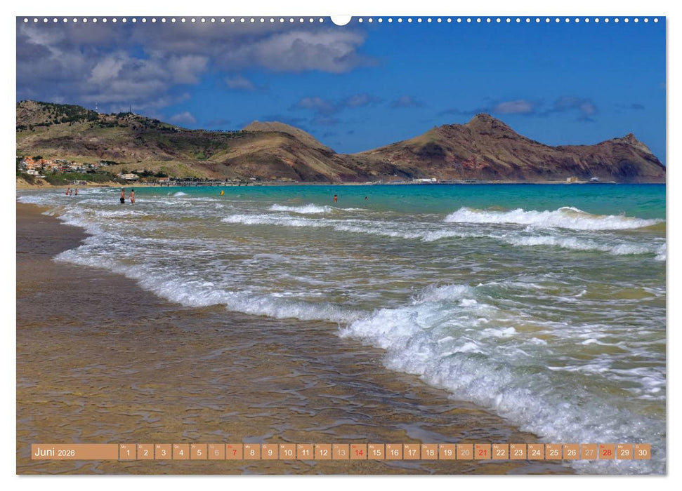 Porto Santo Trauminsel im Atlantik (CALVENDO Premium Wandkalender 2026)