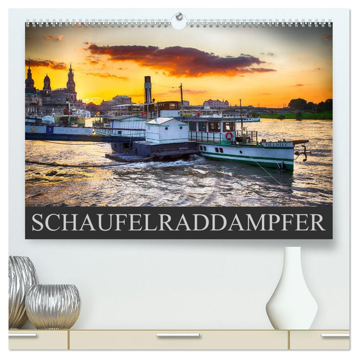 Schaufelraddampfer (CALVENDO Premium Wandkalender 2026)