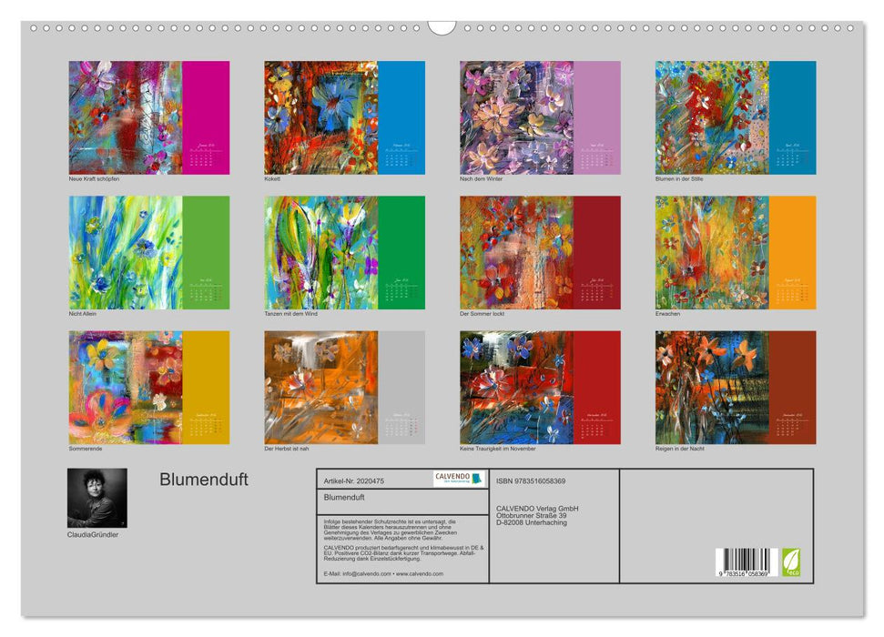 Blumenduft (CALVENDO Wandkalender 2026)
