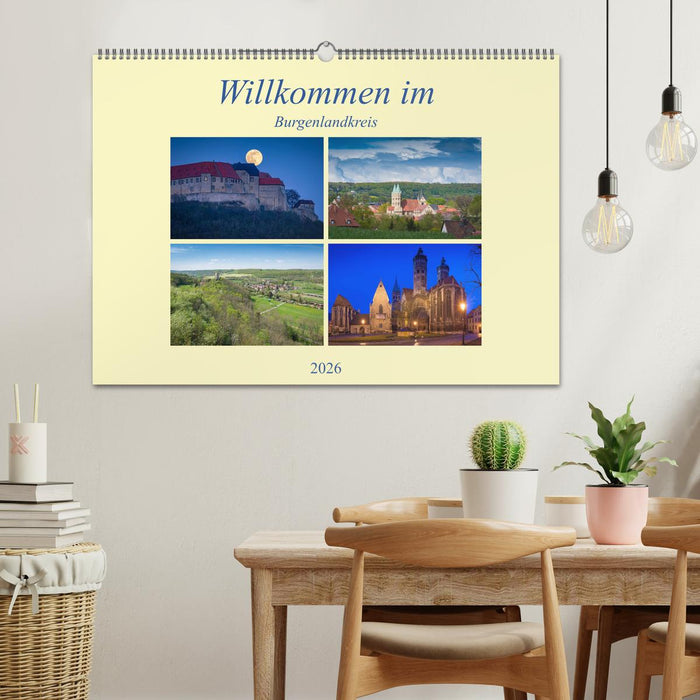 Willkommen im Burgenlandkreis (CALVENDO Wandkalender 2026)