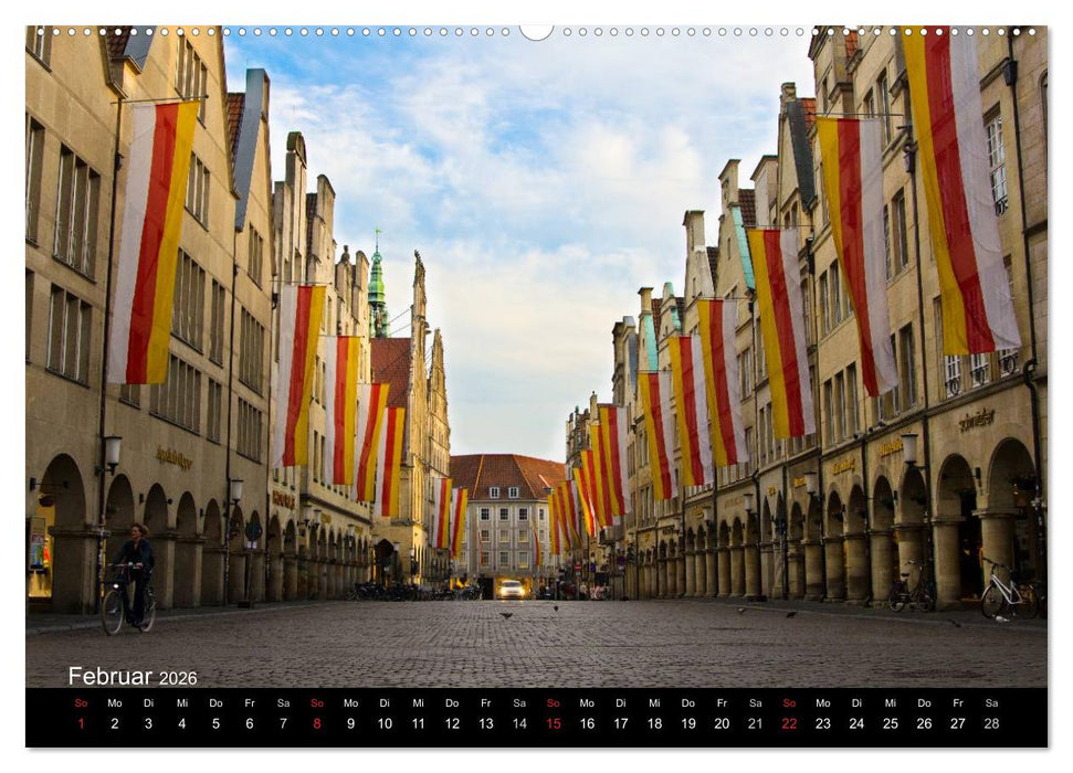 Münster - Geschichten aus verschiedenen Jahrhunderten (CALVENDO Wandkalender 2026)