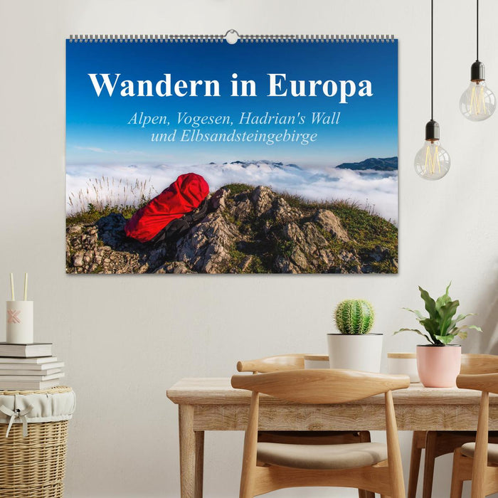 Wandern in Europa (CALVENDO Wandkalender 2026)