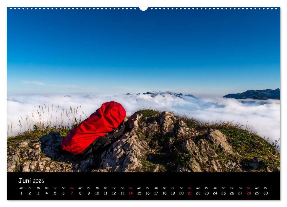 Wandern in Europa (CALVENDO Wandkalender 2026)