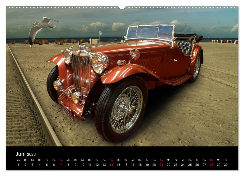 Oldtimer-Kunst (CALVENDO Premium Wandkalender 2026)