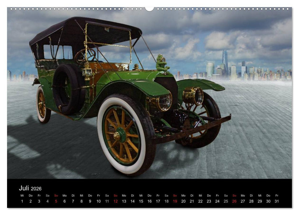 Oldtimer-Kunst (CALVENDO Premium Wandkalender 2026)