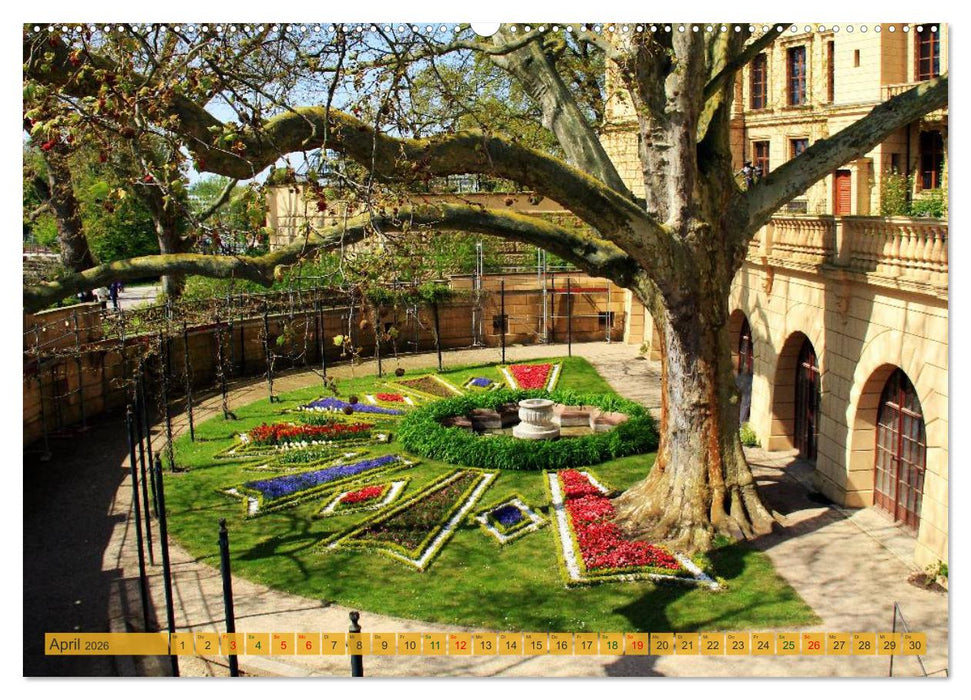 Schloss Impressionen - Residenz- und Landeshauptstadt Schwerin (CALVENDO Premium Wandkalender 2026)
