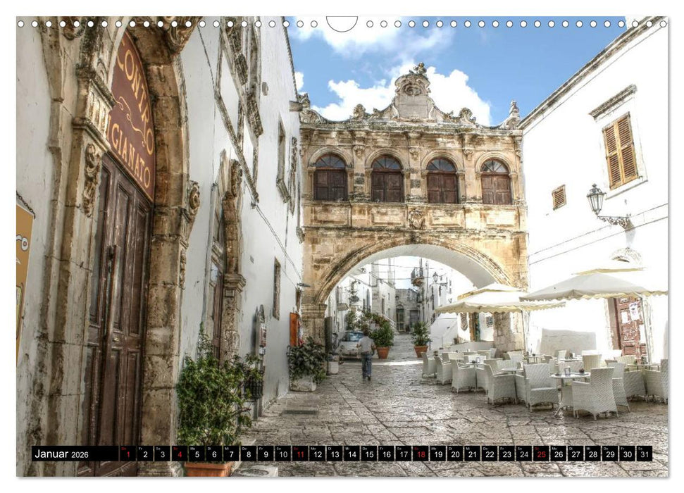 Apulien – Impressionen (CALVENDO Wandkalender 2026)