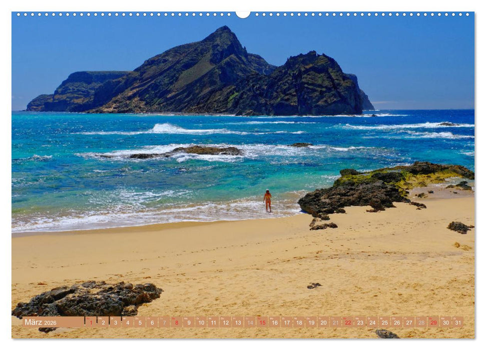 Porto Santo Trauminsel im Atlantik (CALVENDO Wandkalender 2026)
