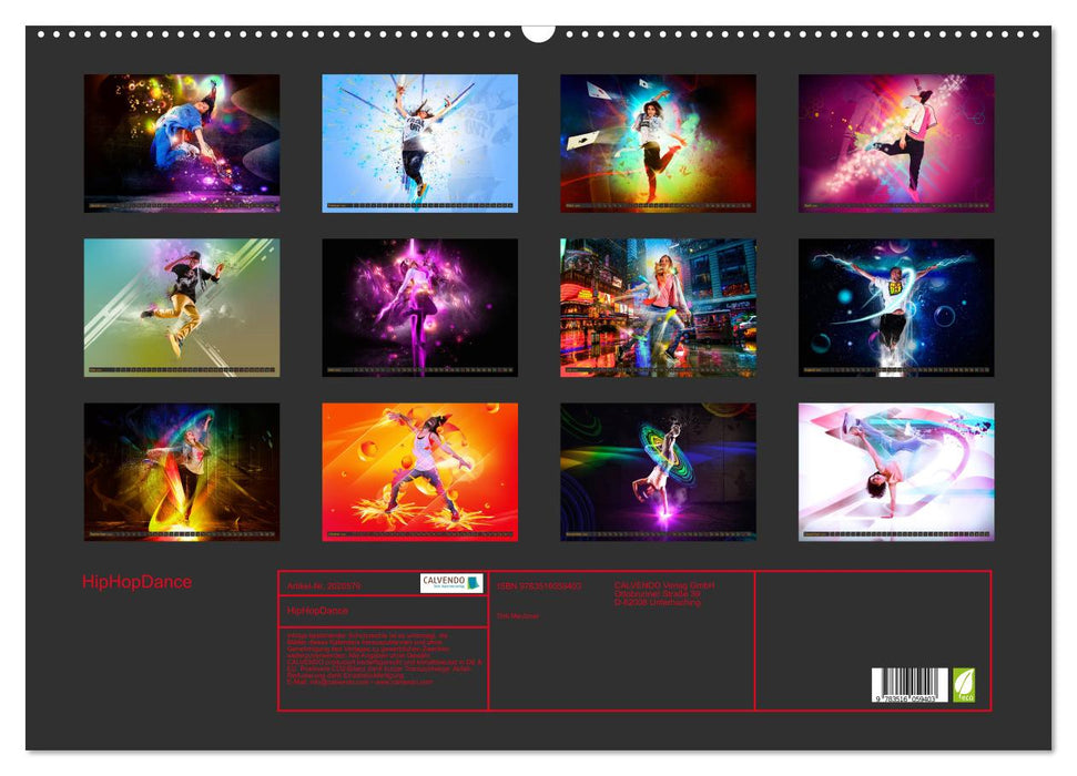 HipHopDance (CALVENDO Wandkalender 2026)