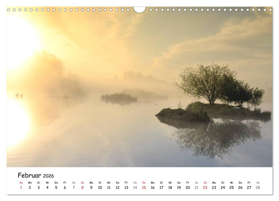 Morgendliche Stimmungen in Nordhessen (CALVENDO Wandkalender 2026)