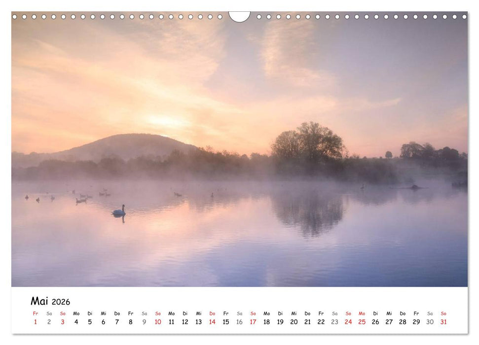 Morgendliche Stimmungen in Nordhessen (CALVENDO Wandkalender 2026)