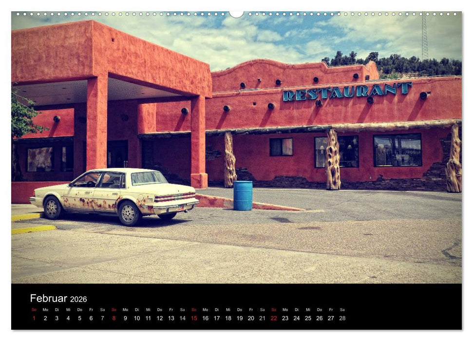Roadside USA - Die guten Jahre sind vorbei (CALVENDO Premium Wandkalender 2026)