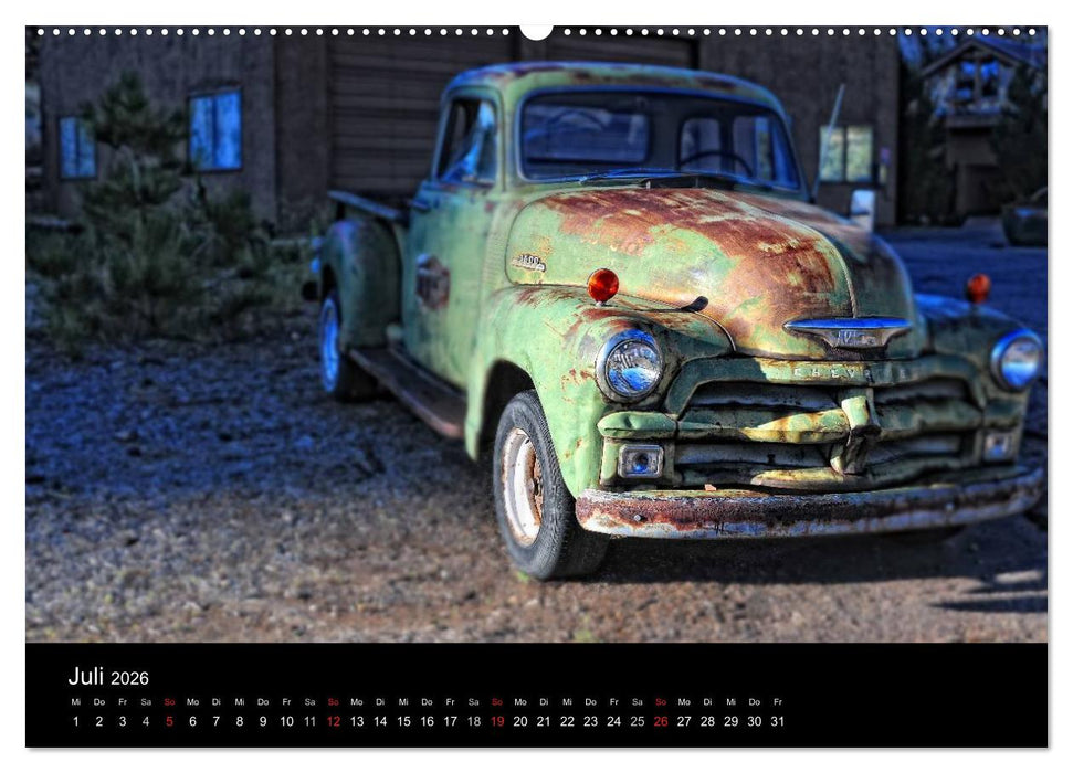 Roadside USA - Die guten Jahre sind vorbei (CALVENDO Premium Wandkalender 2026)