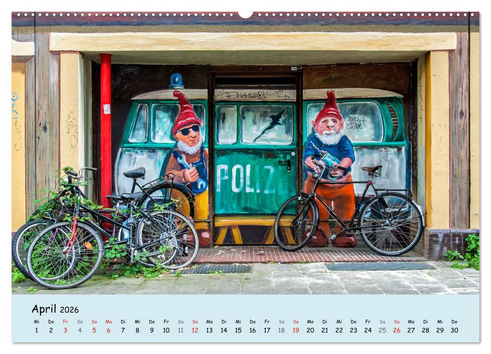 Düsseldorf - Die Kiefernstraße (CALVENDO Premium Wandkalender 2026)