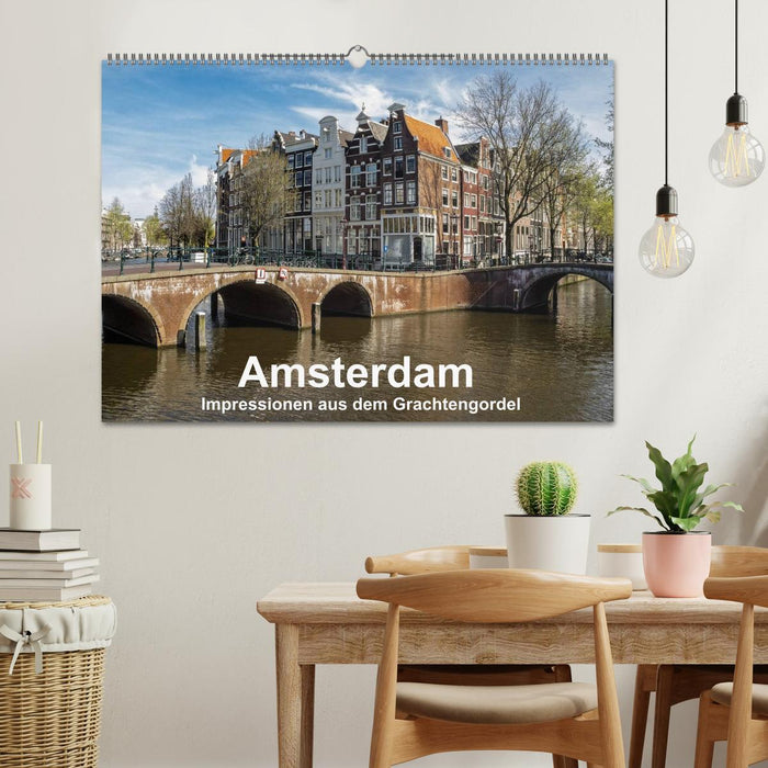 Amsterdam - Impressionen aus dem Grachtengordel (CALVENDO Wandkalender 2026)
