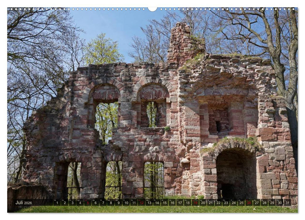 Wunderbares Thüringen - Burgen (CALVENDO Premium Wandkalender 2026)