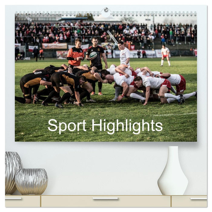 Sport Highlights (CALVENDO Premium Wandkalender 2026)