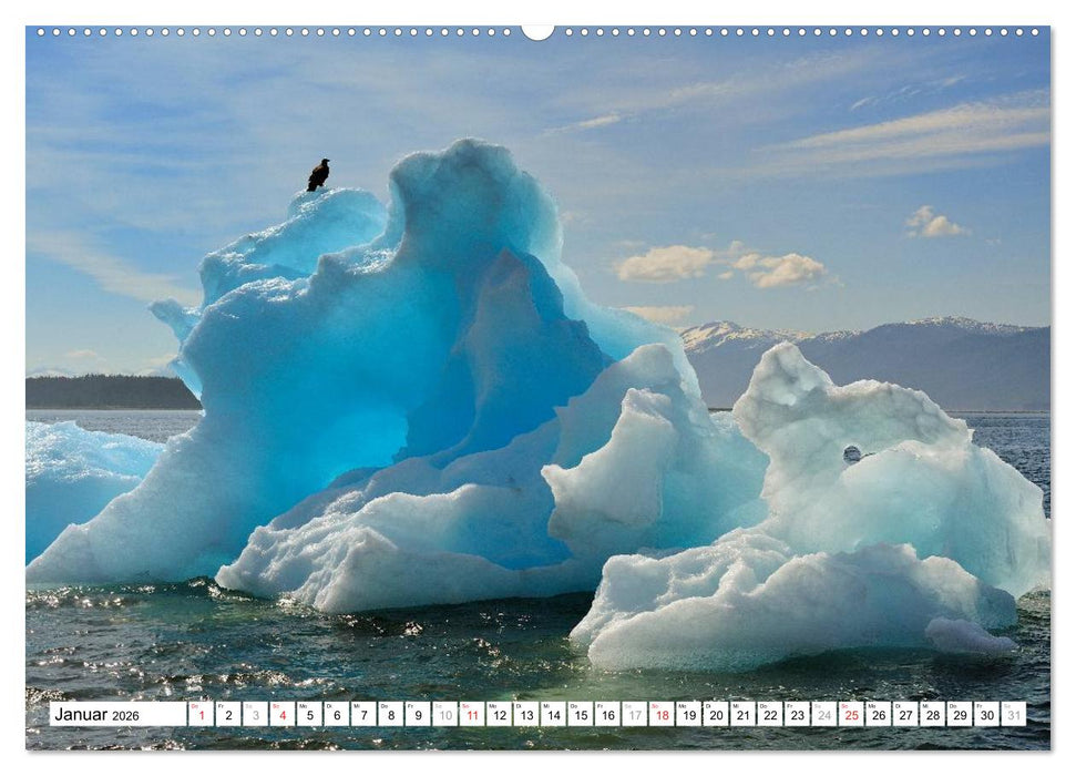 Alaska - Lockruf der Wildnis (CALVENDO Premium Wandkalender 2026)