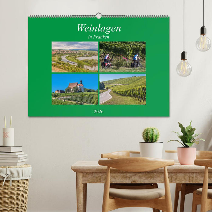 Weinlagen in Franken (CALVENDO Wandkalender 2026)
