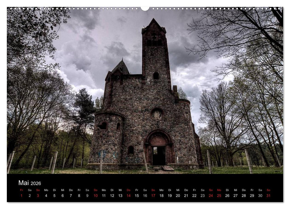 Verlassene Ort - Kirchen (CALVENDO Wandkalender 2026)