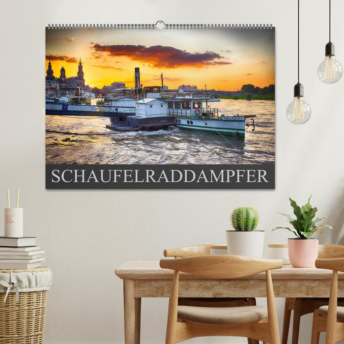 Schaufelraddampfer (CALVENDO Wandkalender 2026)