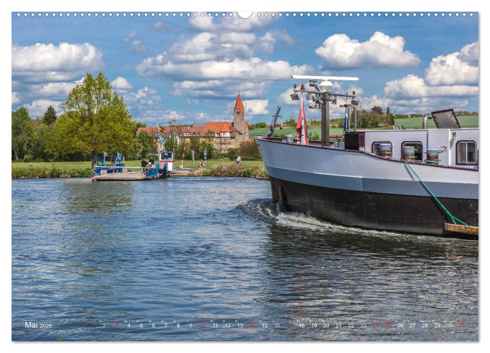 Mainfähren in Franken (CALVENDO Premium Wandkalender 2026)
