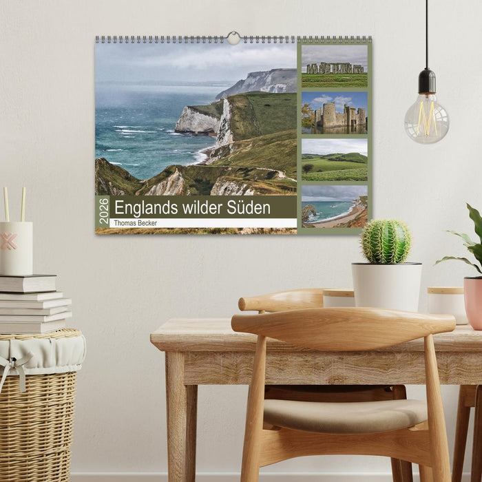 Englands wilder Süden (CALVENDO Wandkalender 2026)