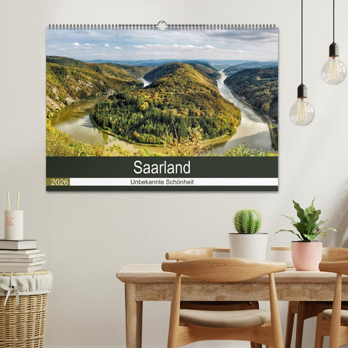Saarland - unbekannte Schönheit (CALVENDO Wandkalender 2026)