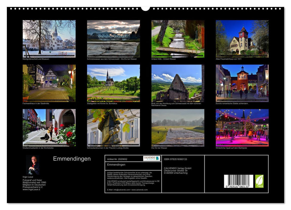 Emmendingen (CALVENDO Premium Wandkalender 2026)