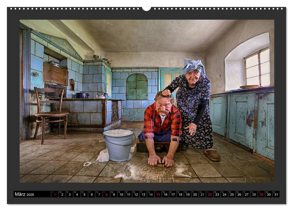 GSCHEIT BLED - Humorfotografie (CALVENDO Premium Wandkalender 2026)