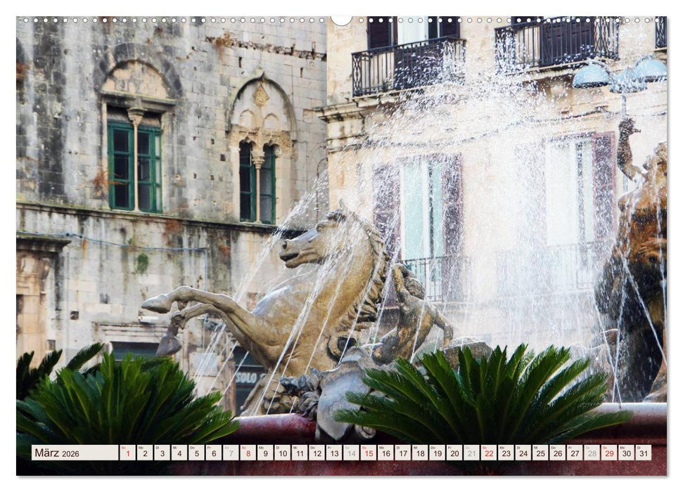 Syrakus, die zeitlos Schöne (CALVENDO Premium Wandkalender 2026)