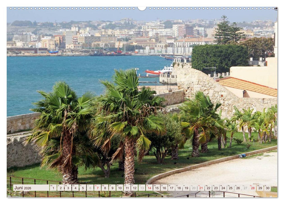 Syrakus, die zeitlos Schöne (CALVENDO Premium Wandkalender 2026)