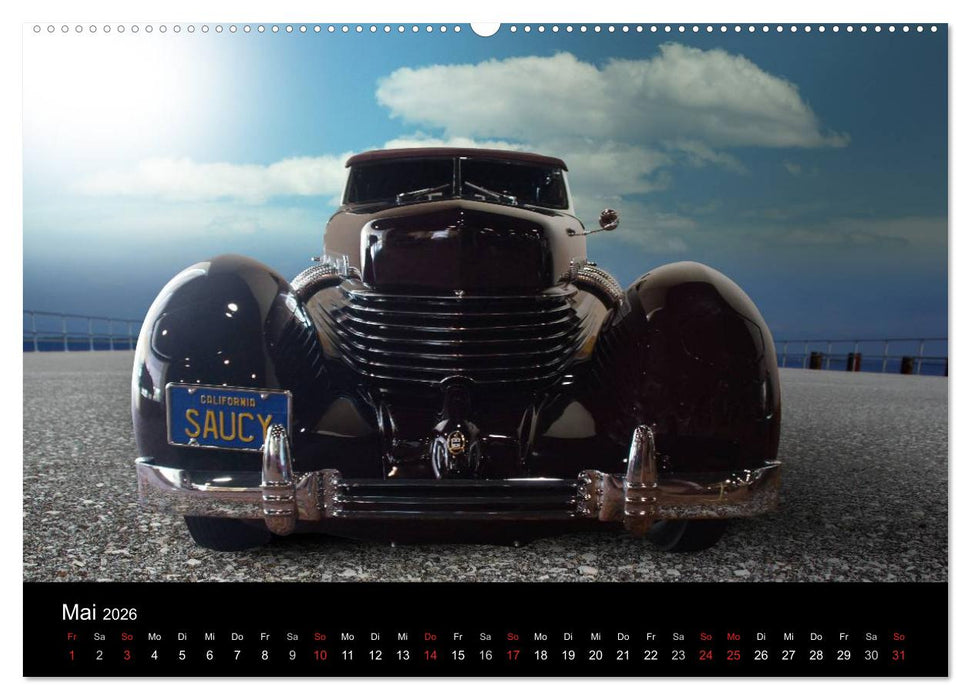 Oldtimer-Kunst (CALVENDO Wandkalender 2026)