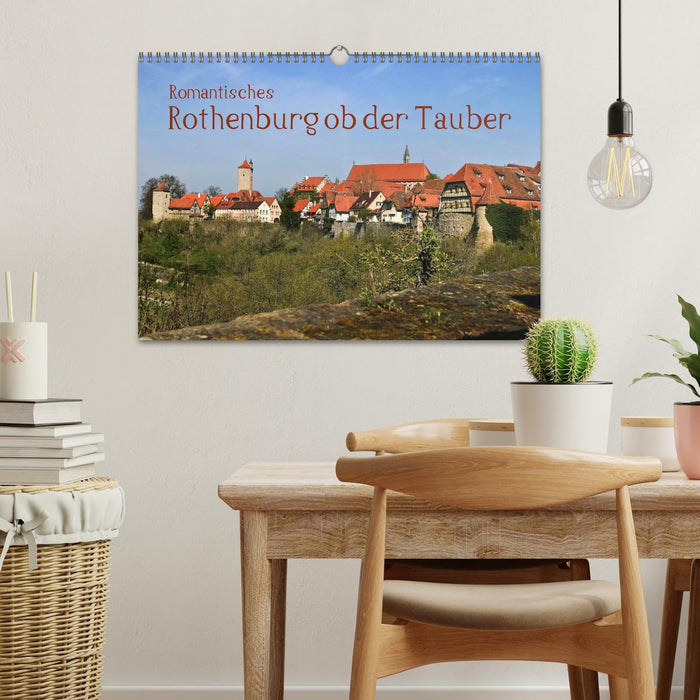 Romantisches Rothenburg ob der Tauber (CALVENDO Wandkalender 2026)
