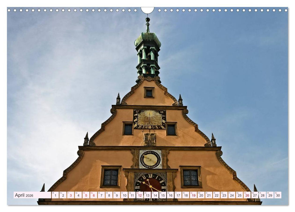 Romantisches Rothenburg ob der Tauber (CALVENDO Wandkalender 2026)