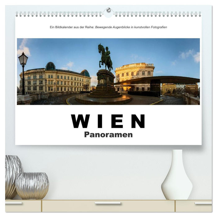 Wien Panoramen (CALVENDO Premium Wandkalender 2026)