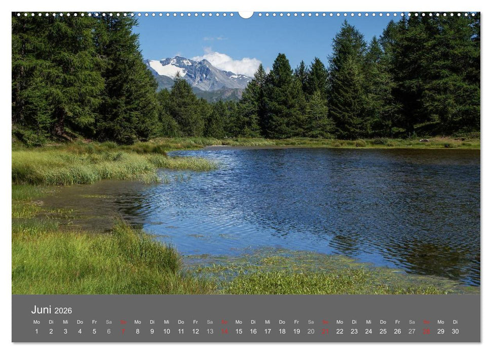 Wallis. Perle der Schweiz (CALVENDO Premium Wandkalender 2026)
