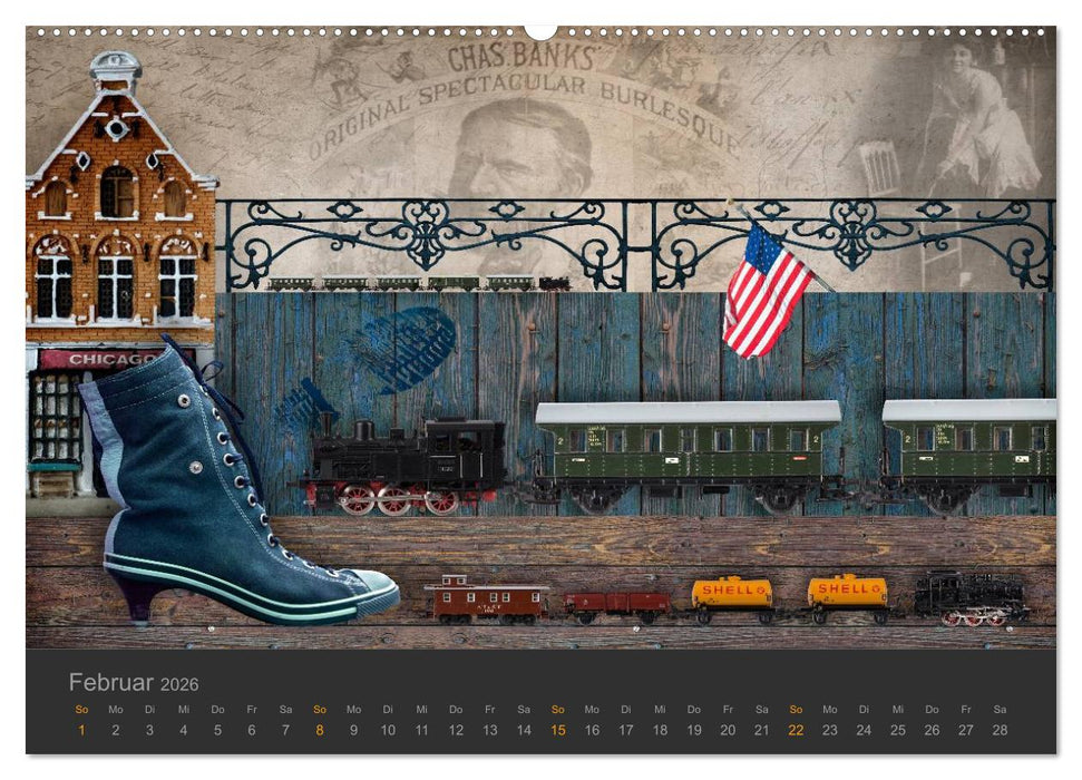 Patchwork - Vintage Impressionen (CALVENDO Wandkalender 2026)