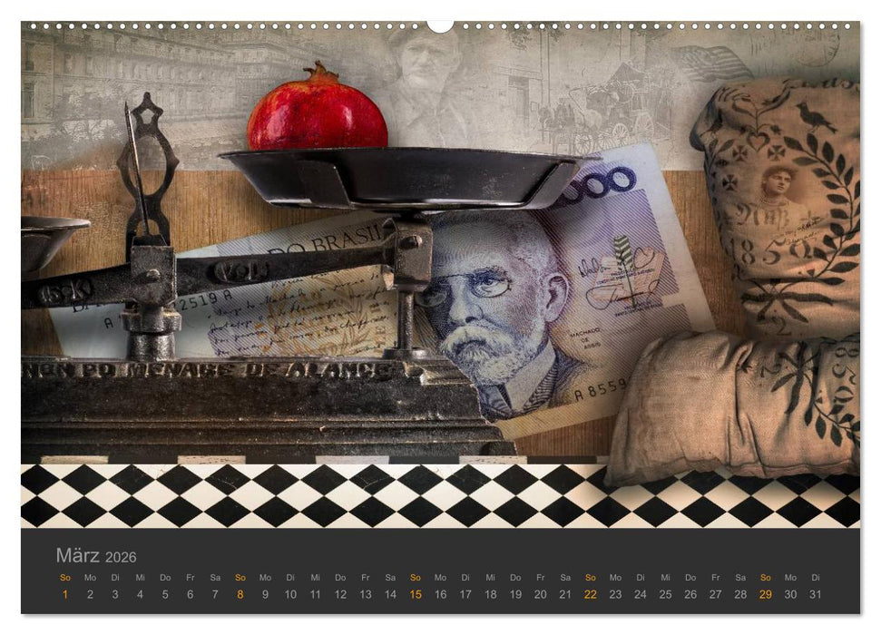 Patchwork - Vintage Impressionen (CALVENDO Wandkalender 2026)