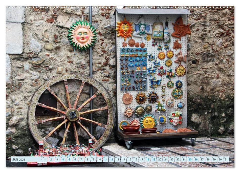 Taormina Siziliens Perle (CALVENDO Premium Wandkalender 2026)