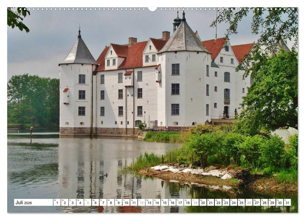 Die Ostsee - von Schleswig nach Glücksburg (CALVENDO Premium Wandkalender 2026)