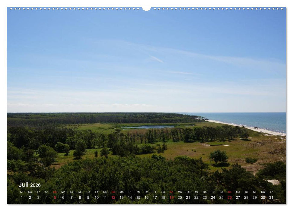 Anblicke und Ausblicke auf Fischland Darß (CALVENDO Premium Wandkalender 2026)