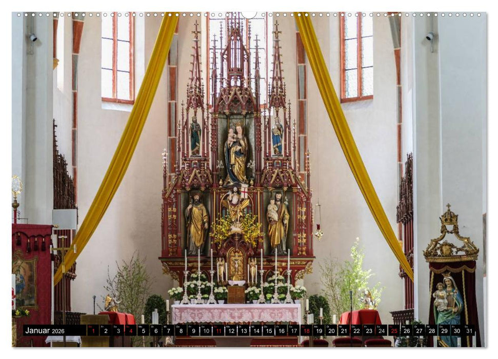 Jakobsweg Steigerwald (CALVENDO Premium Wandkalender 2026)