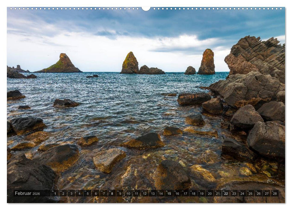 Sizilien – Landschaft und Architektur (CALVENDO Wandkalender 2026)