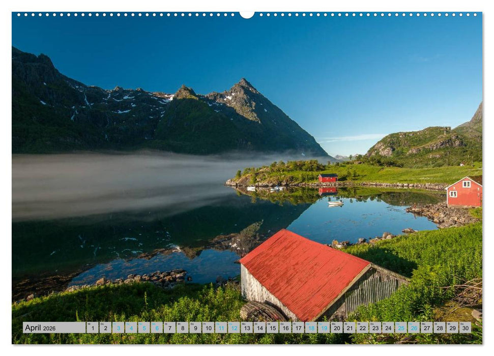 Sommer in Norwegen (CALVENDO Premium Wandkalender 2026)