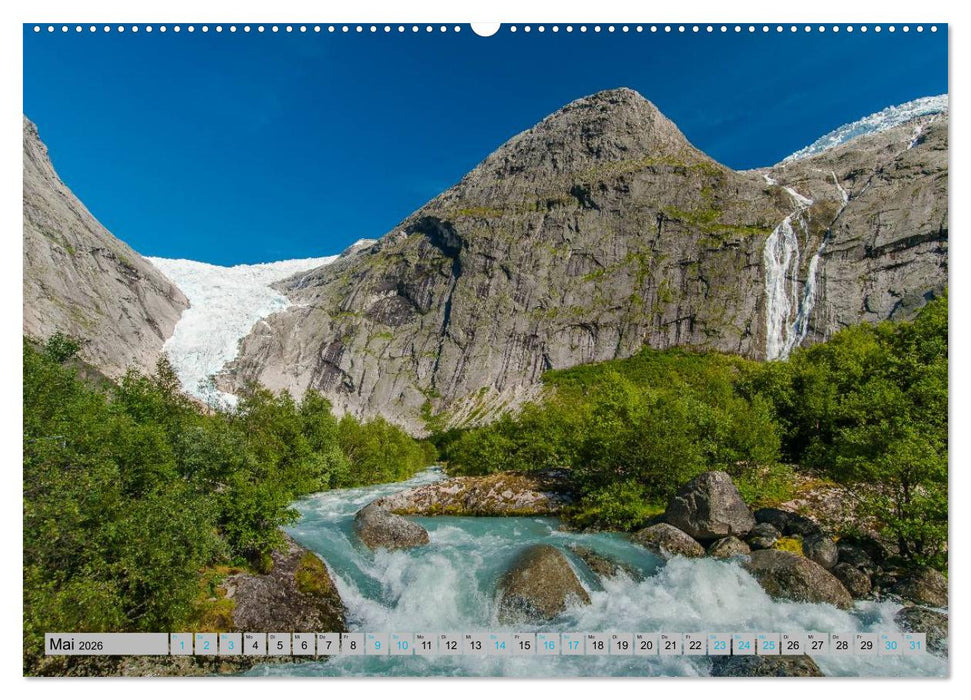 Sommer in Norwegen (CALVENDO Premium Wandkalender 2026)