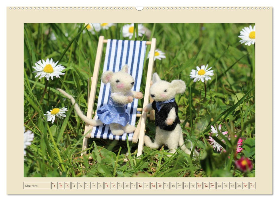 Bei Familie Maus zuhaus (CALVENDO Premium Wandkalender 2026)