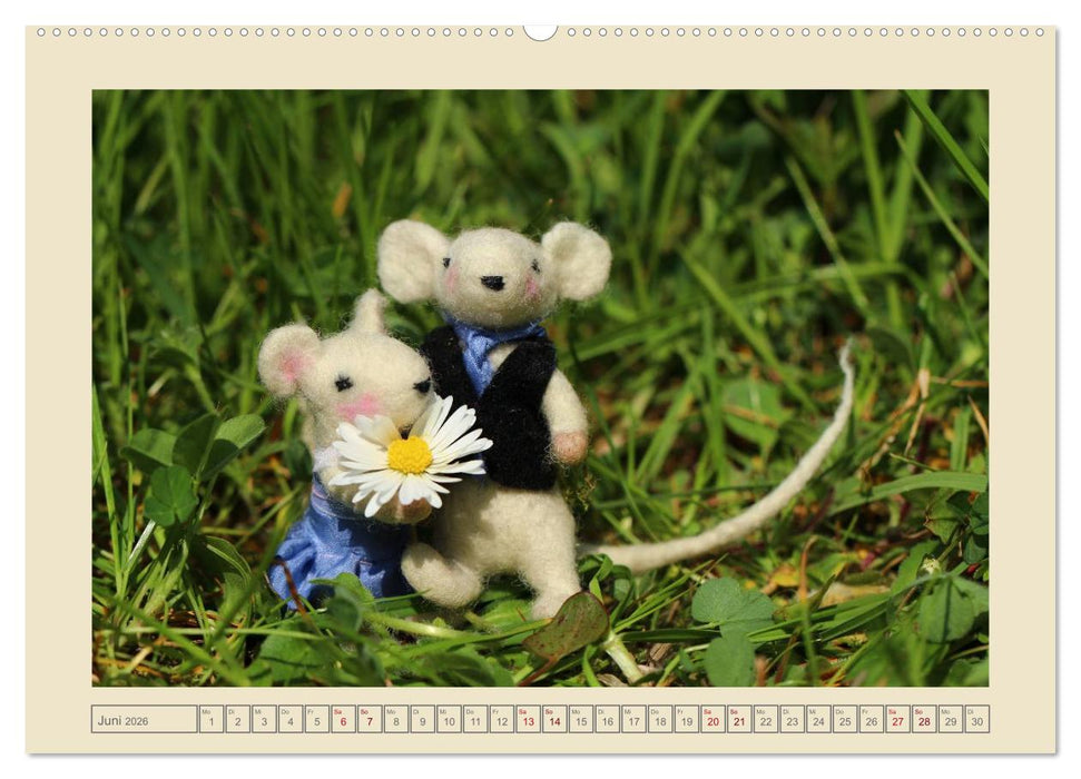 Bei Familie Maus zuhaus (CALVENDO Premium Wandkalender 2026)